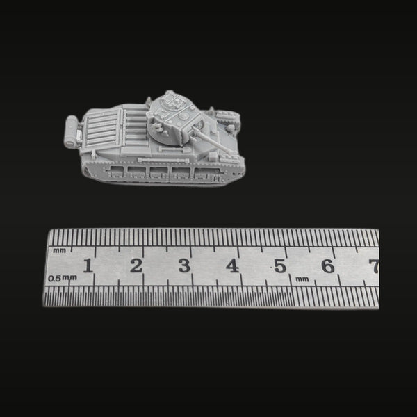 WWII British Matilda II Infantry Tank 1/144 Resin Vehicle Kit