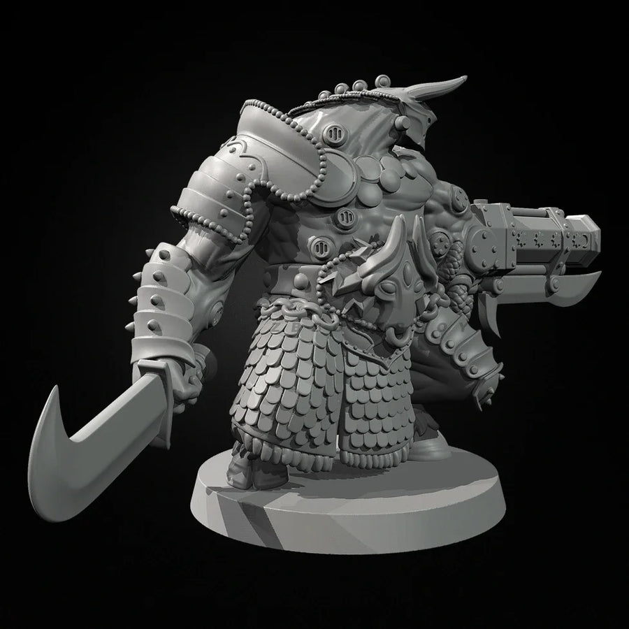 The Height of Man 38Mm 50Mm 75Mm Resin Model Thunder Warrior Colorless and Self-Assembled（3D Printing ）TD-7498 /3D