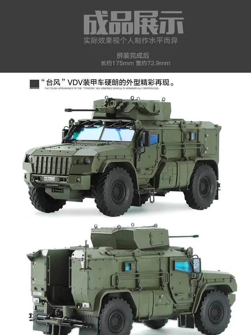 Model 1/35 VS-014 Russian K-4386 Typhoon-Vdv Armored Vehicle -Assembly Scale Model Kit
