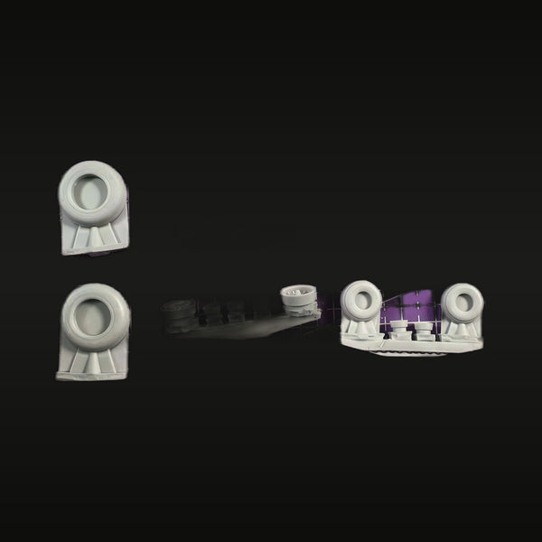 Jet Engine Nacelles/Exhaust Nozzles Detail Parts Resin Kit 1/35 or 1/48