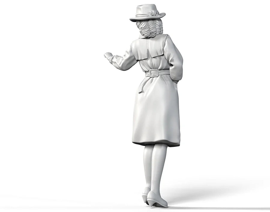 1/35 Resin Model Figure Gk，Female Role， Unassembled and Unpainted Kit