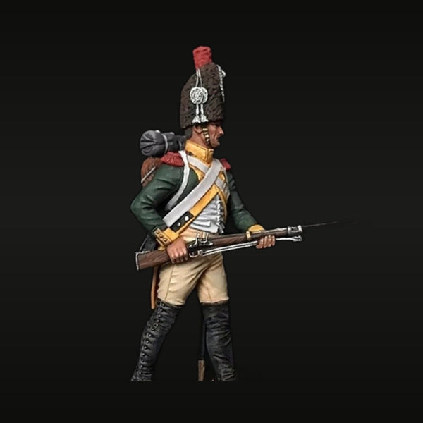 Napoleonic French Infantry Chasseur with Musket & Bayonet 54mm Resin Figure Kit