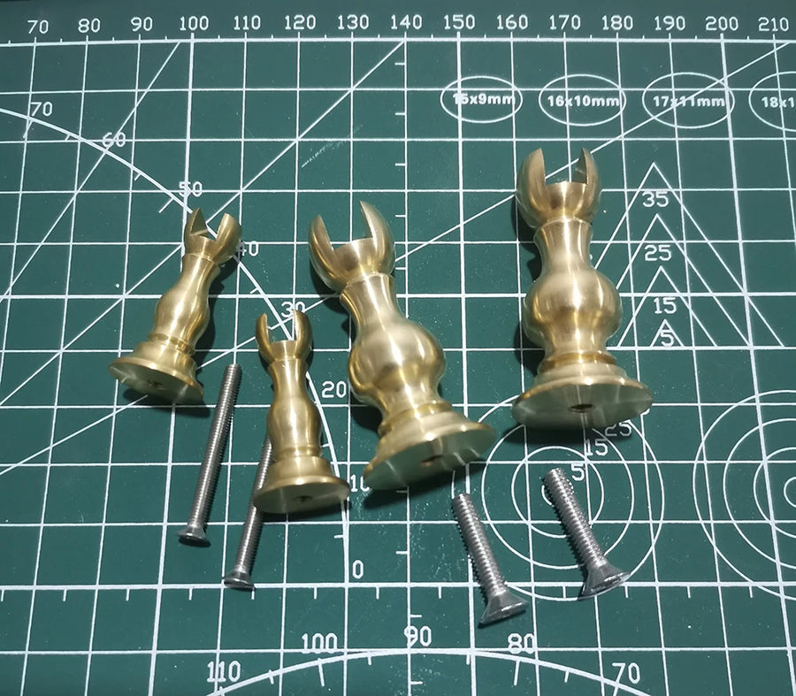 Model Ship Models Base Bracket Accessories Brass Supports Copper Cylinder Stands Hobby Making DIY Ship Model Display