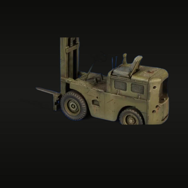 WWII Military Cargo Forklift Truck 1/35 Resin Vehicle Kit