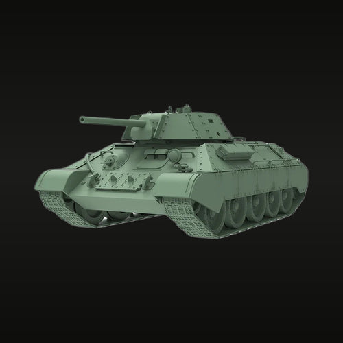 Soviet T-34E Medium Tank 1/56 Scale Resin Model Kit