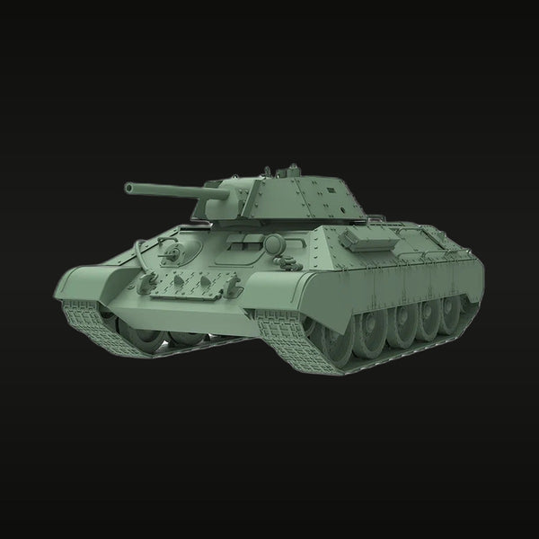WWII Soviet T-34/76 Medium Tank 1/56 Scale Resin Model Kit
