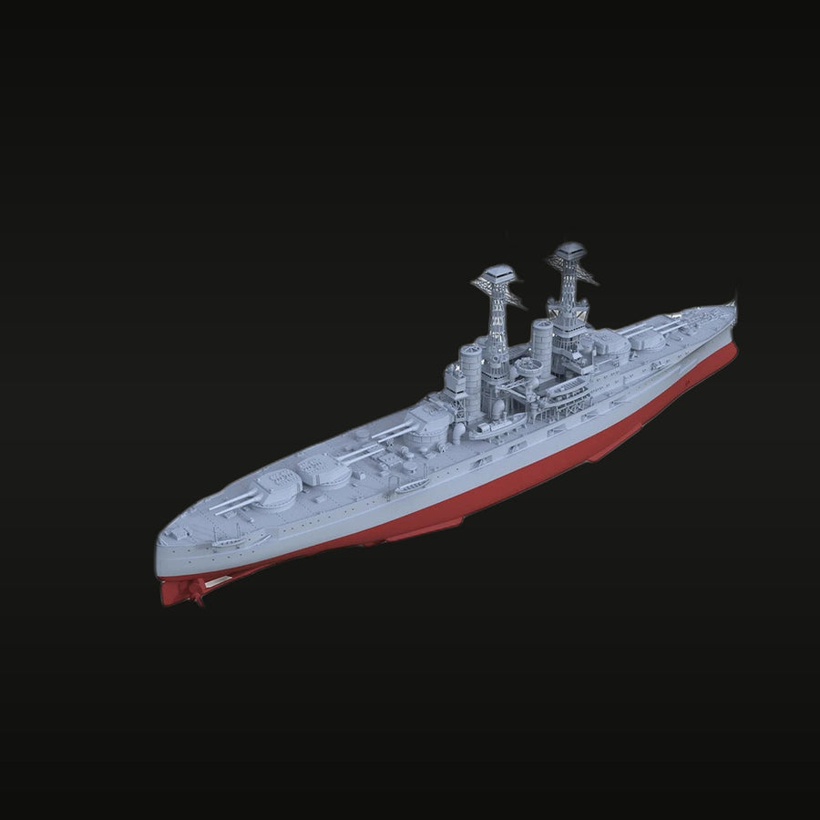 WWI USS North Dakota BB-29 Delaware-Class Battleship 1/350 Resin Ship Kit - unpainted resin model kit