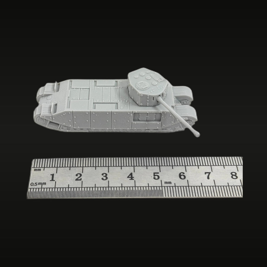 WWII British TOG II Heavy Tank 1/144 Scale Resin Model Kit - unpainted resin model kit