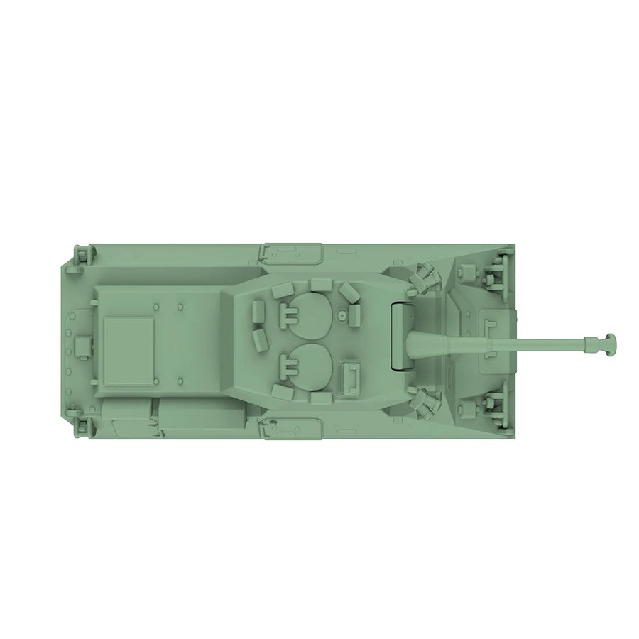 Modern 4-Wheel Armored Security Vehicle with Turret 1/56 Resin Vehicle Kit - resin model view 5