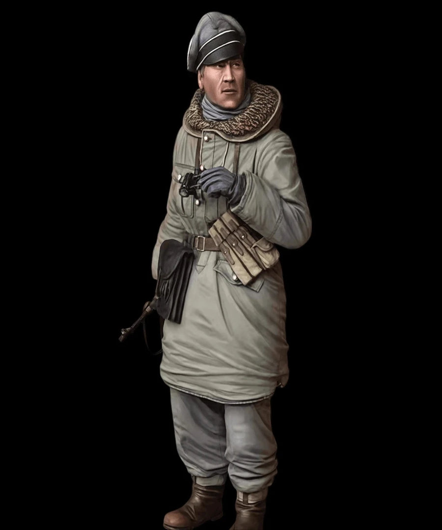 1:16 Cast Resin Model Assembly Kit Resin Soldier Commander, Unpainted