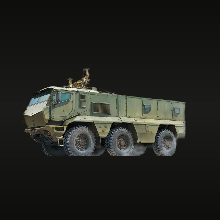 Modern Russian KAMAZ Typhoon-K 6x6 Armored Vehicle 1/35 Resin Vehicle Kit - unpainted resin model kit