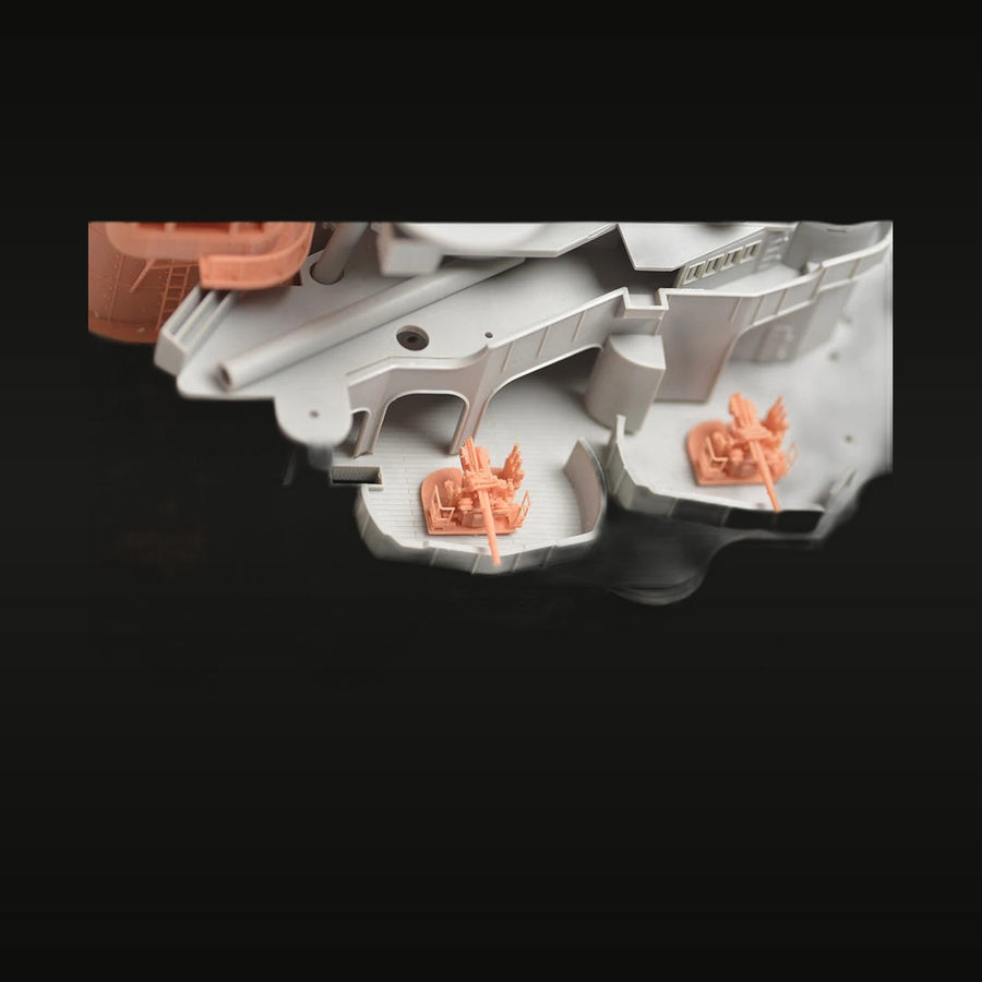 US Navy Destroyer Detail Set with AA Gun Mounts 1/700 Resin Upgrade Kit - unpainted resin model kit