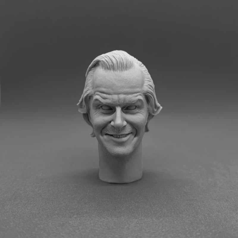 Bearded Male Head Bust with Textured Beard 1/6 Resin Portrait Kit - resin model view 5