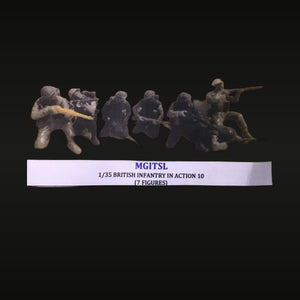 1/35 British Infantry in Action Resin Figure Set (7 Figures)