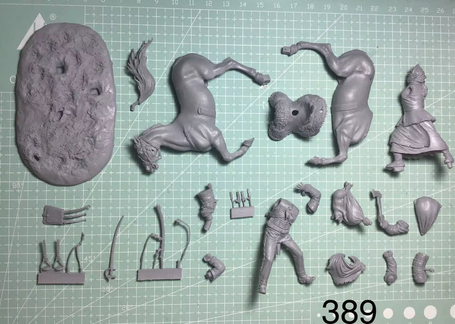 54Mm Resin Model Figure GK， Unassembled and Unpainted Kit