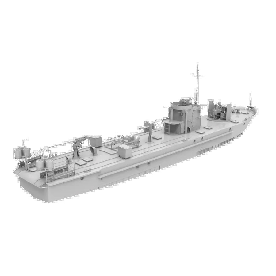 WWII Military Landing Ship LST 1/125 Resin Model Kit - resin model view 2