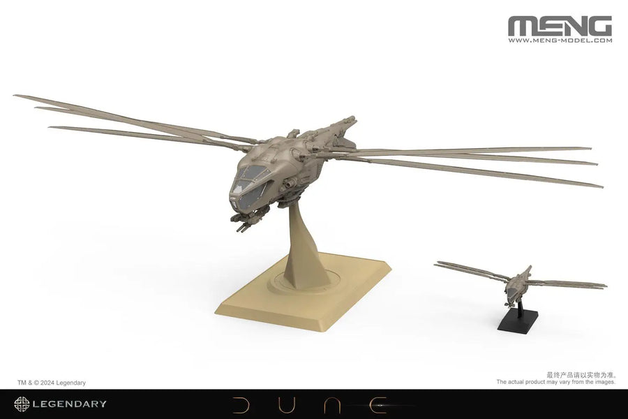MENG Model DS-009 1/72 SCALE HARKONNEN ORNITHOPTER MODEL KIT