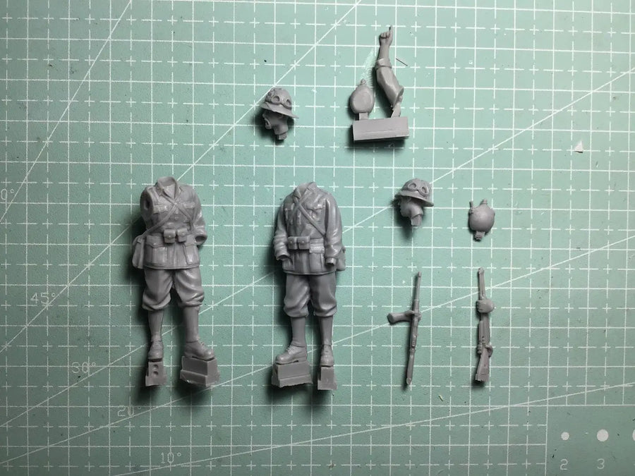 1/35 Resin Model Figure GK， Unassembled and Unpainted Kit