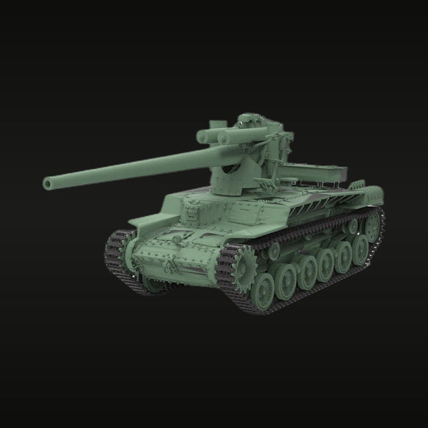 WWII Light Tank with Open Gun Mount 1/56 Resin Vehicle Kit