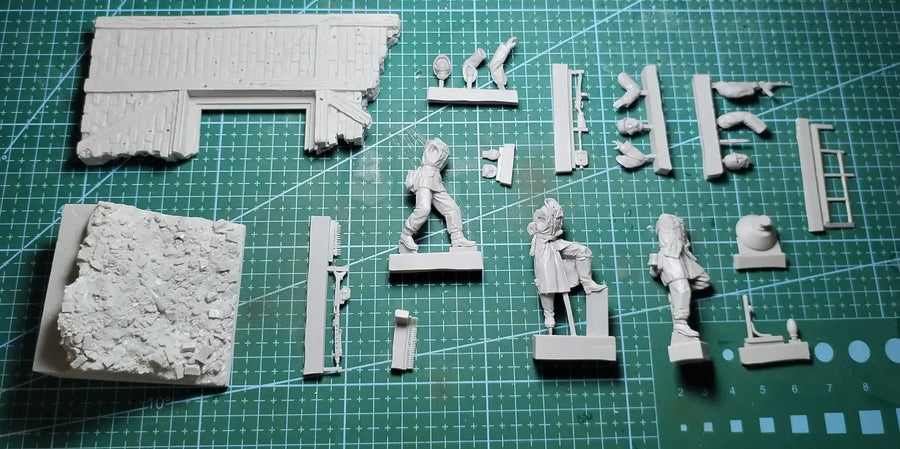 1/35 Scale Resin GK Model Kit - Unassembled & Paintable for Teenagers over 12