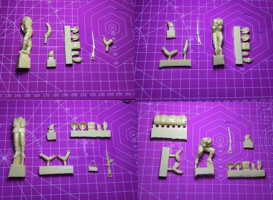1/35 Resin Model Figure Gk，Unassembled and Unpainted Kit