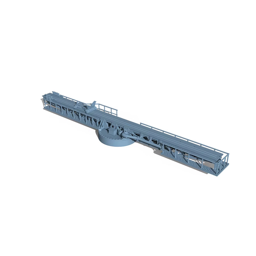 WWII USS Arizona Catapult Deck System 1/700 Resin Accessory Kit - resin model view 2