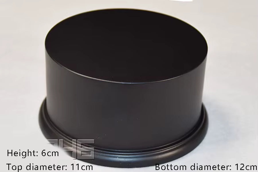 Model Display Stand Circular Solid Wood Display Base for GK Hobby Model Accessories 1/35 1/24 1/72 Tools Diorama Kit Modeling