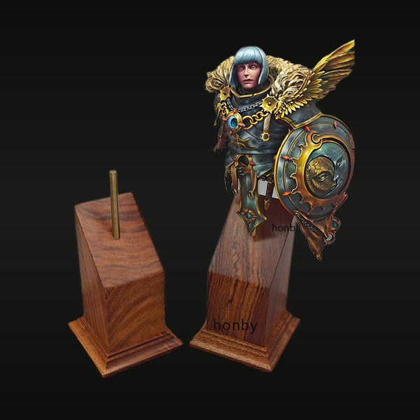 Fantasy Female Winged Paladin Bust with Heraldic Shield 90mm Resin Kit