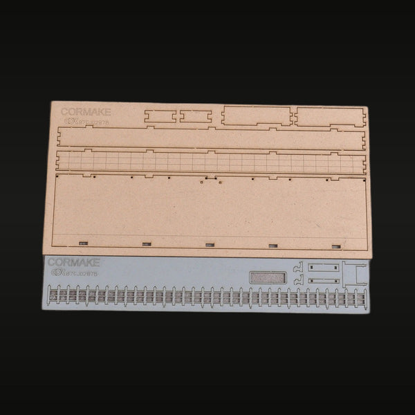 Railway Station Platform with Fencing 1/87 Resin Diorama Kit