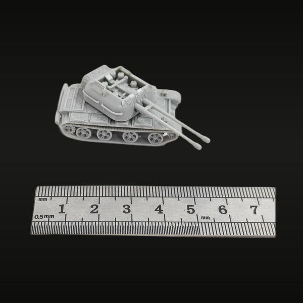 Soviet ZSU-57-2 Self-Propelled Anti-Aircraft Gun 1/144 Resin Vehicle Kit