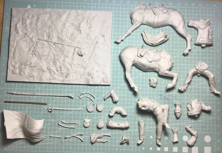 1/24 Resin Model Figure Gk，Unassembled and Unpainted Kit
