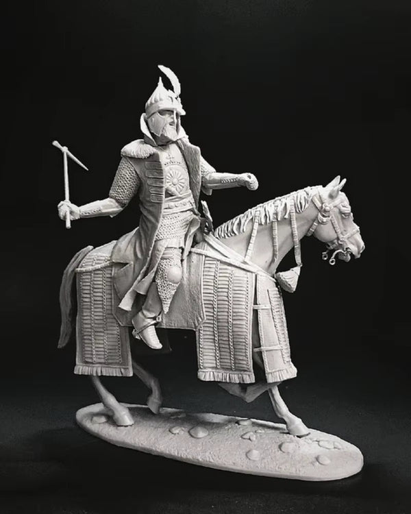 Ancient Scythian Cavalry Commander on Horseback 1/32 Resin Figure Kit