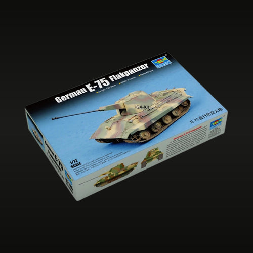 WWII German E-75 Flakpanzer Tank 1/72 Scale Plastic Model Kit