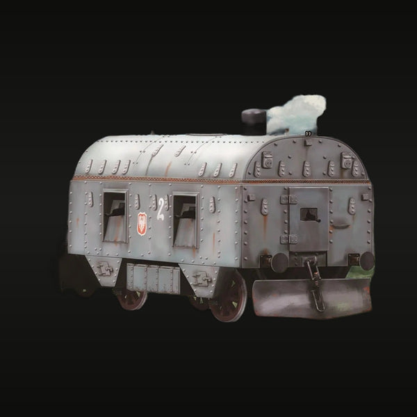 Interwar Polish P.P.2 Smiały Armoured Train 1/72 Resin Vehicle Kit