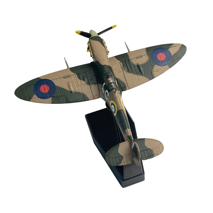1:72 Scale WWII British Spitfire Fighter Plane Metal Airplane Aircraft Model Toy