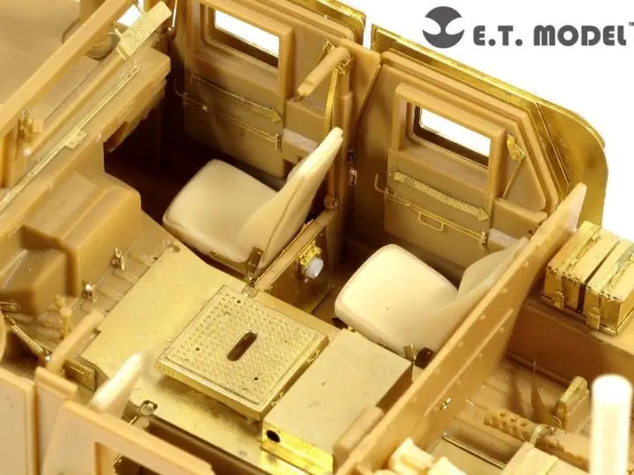 ET Model 1/35 E35-076 US ARMY M1114 HUMVEE High Back Seats(Detail up Part) E35076 for BRONCO Kit