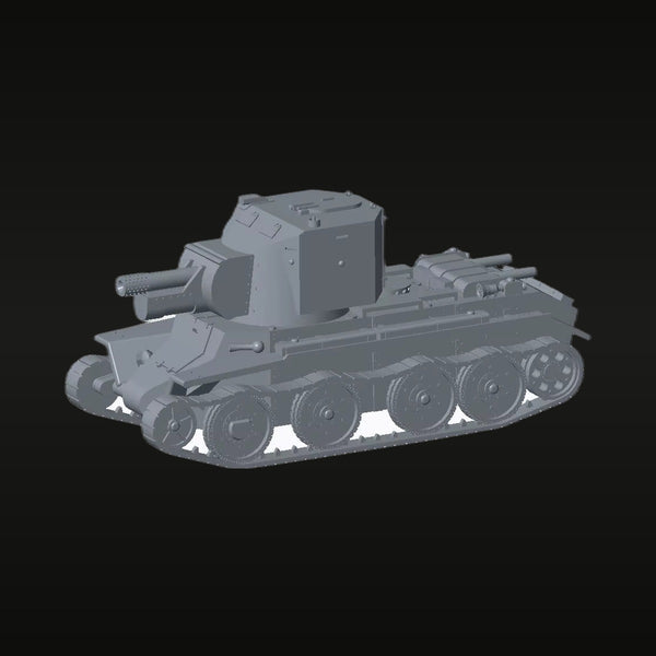 WWII Finnish BT-42 Tank 1/144 Scale Resin Vehicle Kit