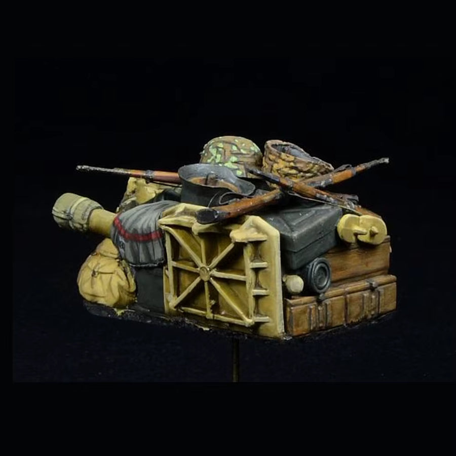 1/35 8Cm Granatwerfer 34 Stowage Set, Resin Model, Accessories, Soldier, WW2 Military Themes, Unassembled and Unpainted Kit