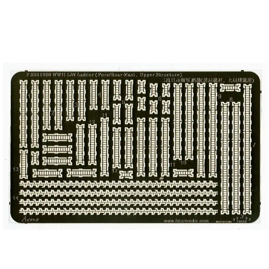 FIVE STAR FS351200 1/350 Wwli IJN Ladder (Fore Rear Mast, Upper Structure)