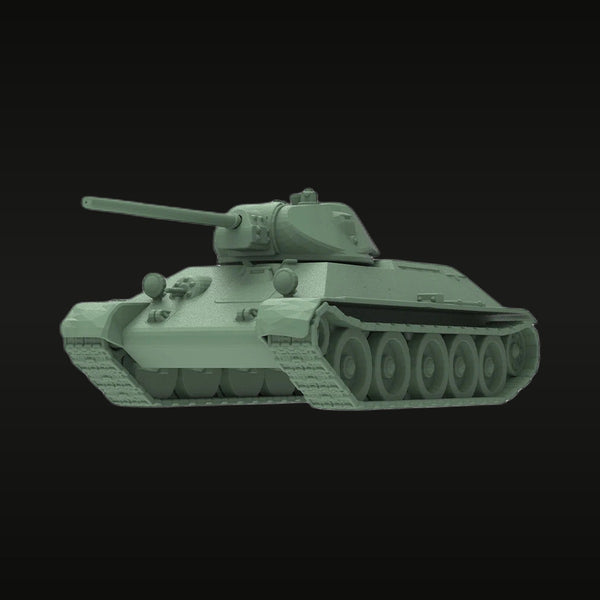 WWII Soviet T-34 Medium Tank 1/56 Scale Resin Vehicle Kit
