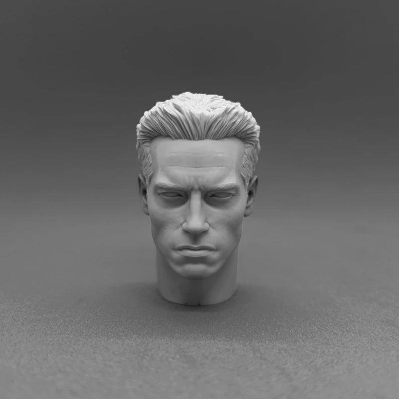 1/6 Scale Resin Diecast Head Sculpture Model Famous Male Actor'S Film Roles Head Carving Fit 12'' Action Figure Unpainted
