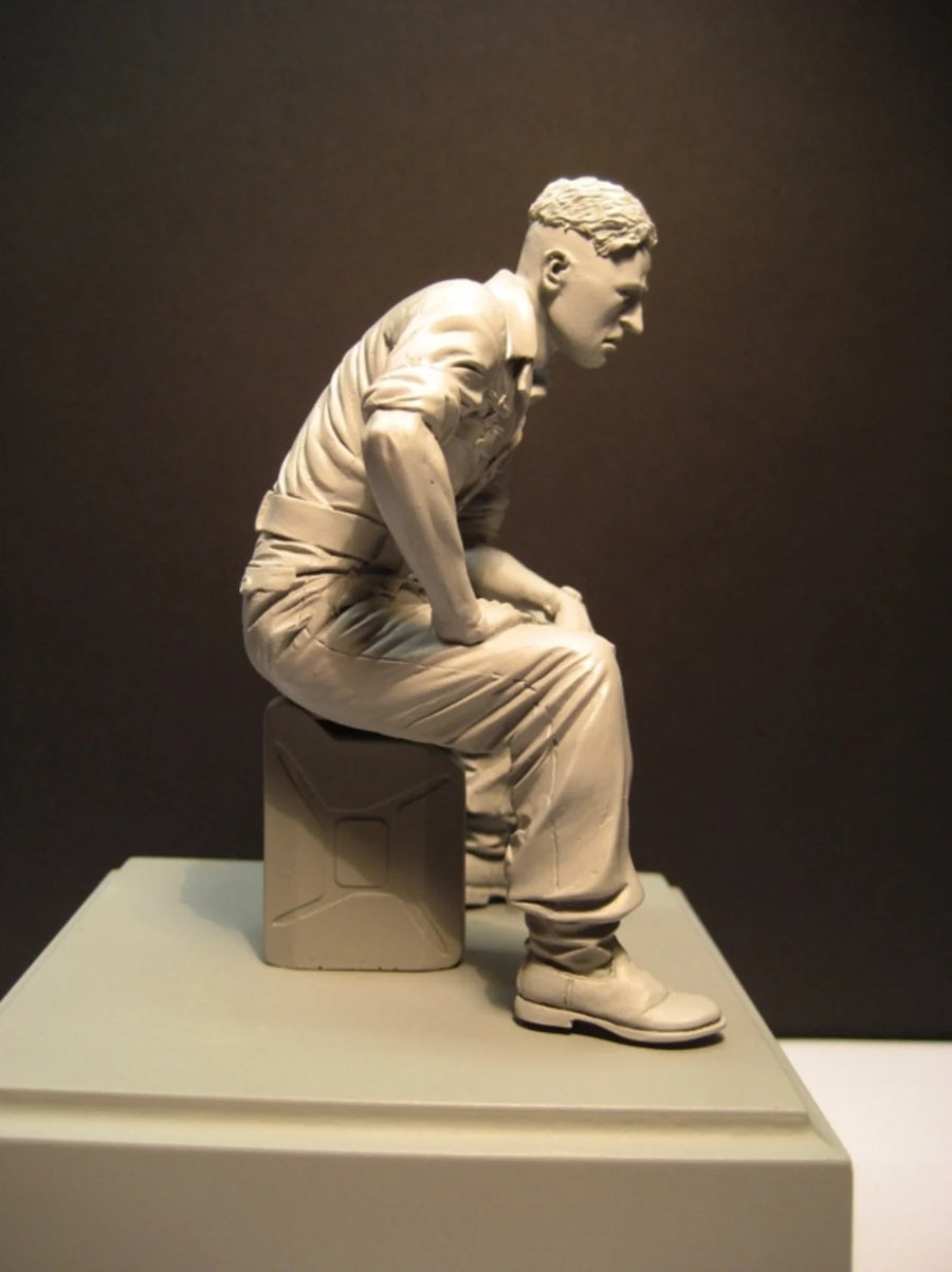 1/16 Resin Model Figure GK, Military Theme ，Unassembled and Unpainted Kit