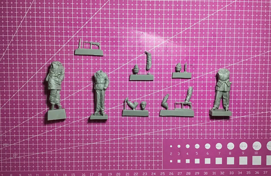 1/35 Resin Model Figure GK， Unassembled and Unpainted Kit