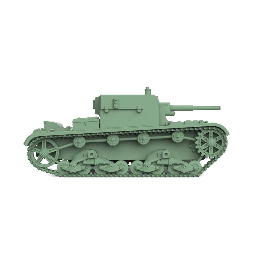 1/220 1/160 1/87 MRY-SFW SS616 Railway Military Model Kit Soviet AT-1 Tank Destroyer