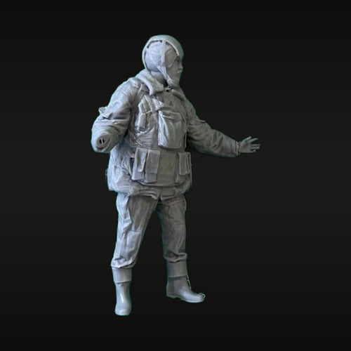 Russian Internal Troops Soldier 1/16 Resin Figure Kit
