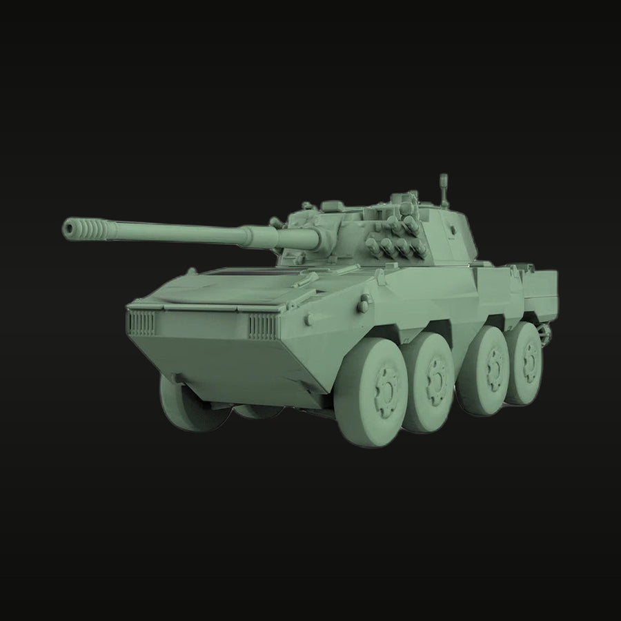 Modern Wheeled Tank Destroyer 8x8 1/56 Resin Vehicle Kit - unpainted resin model kit
