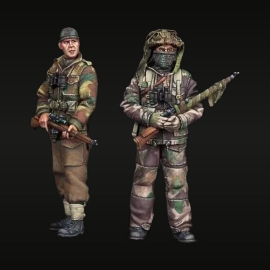 Modern British SAS Operators with SA80 & Grenade Launcher 1/35 Resin Figure Kit - unpainted resin model kit