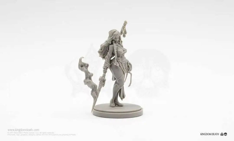 Partisan Ritika Female Warrior Resin Character Figure 28mm Scale Kit - resin model view 5