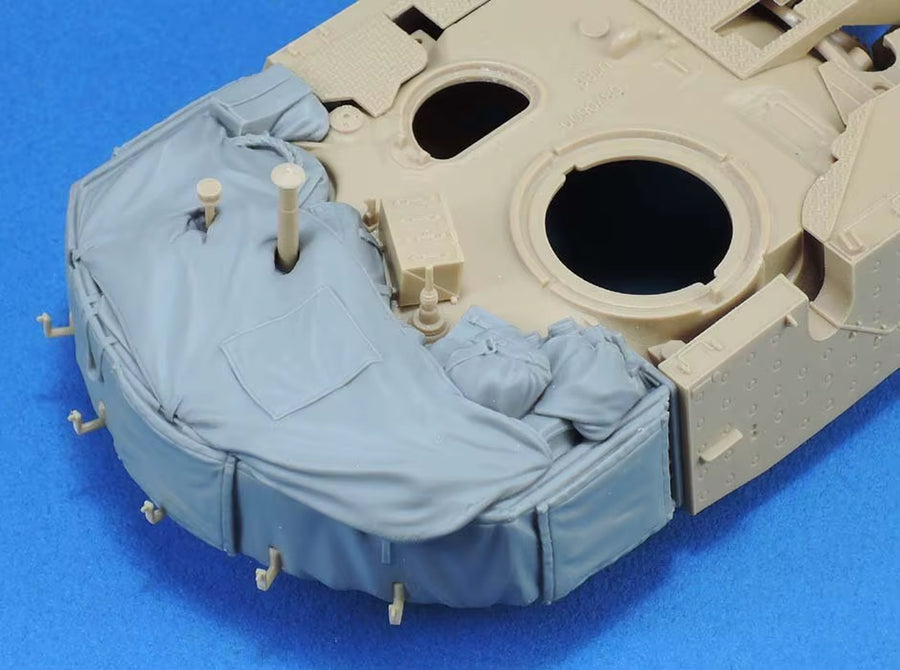 WWII Tank Commander Body Armor & Jacket Set 1/35 Resin Accessory Kit - resin model view 3