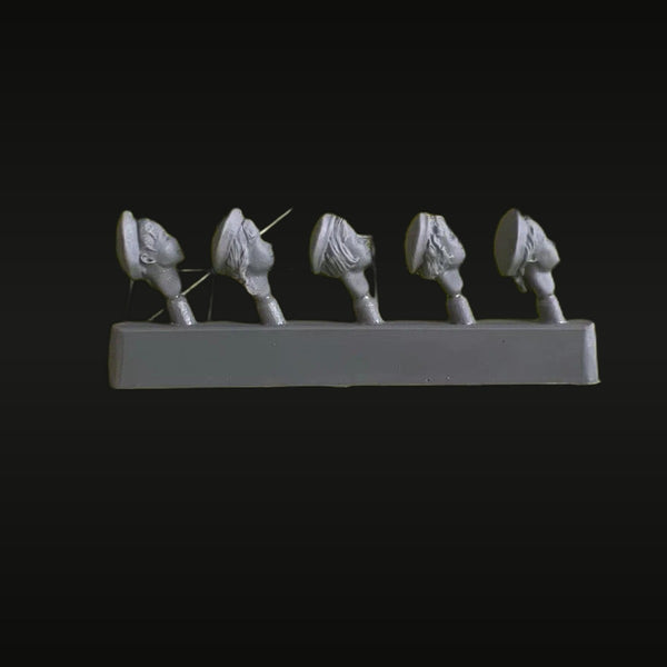 Female Soldier Head Conversion Set 1/35 Resin Figure Parts Kit